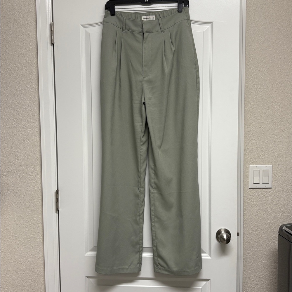 Abercrombie & Fitch Olive Green Trousers